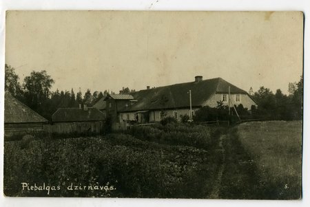 fotogrāfija, Piebalgas dzirnavas, Latvija, 20. gs. 20-30tie g., 13,2x8,4 cm
