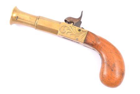 pistol, caplock mechanism, 19 cm, the 2nd half of the 19th cent.