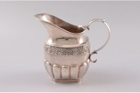 cream jug, silver, 84 standart, 129.5 g, 129.5 cm, the 1st half of the 19th cent., Saratov, Russia