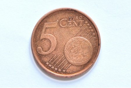 5 cent, 2008, Year minting error (008), Ireland, Ø 2.13 mm, AU