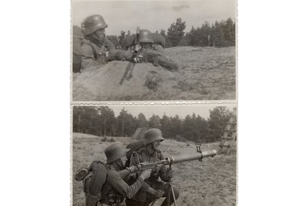 photography, Latvian Army, machine-gun, Latvia, 30ties of 20th cent., 8.5 х 13 cm