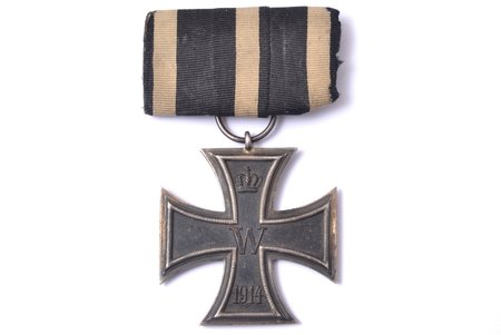 знак, Железный крест, 2-й класс, WWI, Германия, 1914 г., 42.5 x 42.8 мм, 16.3 г