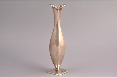 small vase, silver, 925, 916H standard, 85.75 g, h 17.6 cm, 1961, Helsinki, Finland