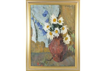 Zatulovskaya Raisa Sergeevna (1924 - 2015), Daisies, 1975, canvas, oil, 55 х 40 cm