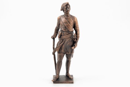figurine, miniature of the monument "Peter the Great", Mytishchi Art Casting Plant, Leningrad, bronze, h 20 cm, weight 1135 g., USSR, the 70-ties of the 20th cent.