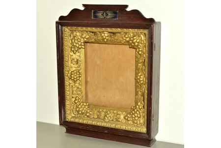 icon case, for the icon size 31.5 x 28 cm, guilding, wood, Russia, 64 x 47.2 x 12 cm
