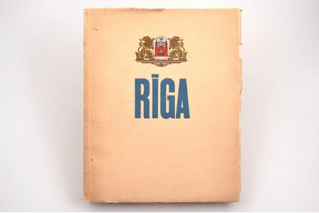 "Rīga", "Senatne un māksla" 1936, III atsevišķs novilkums, 1936, Pieminekļu valdes izdevums, Riga, 168 pages, illustrations on separate pages