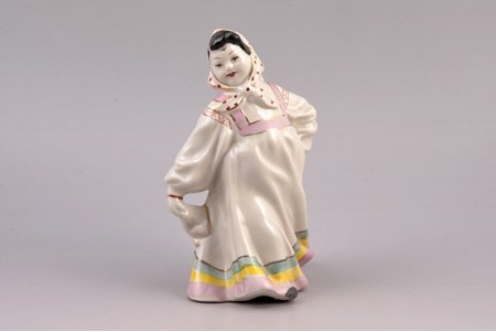 figurine, Round dance, porcelain, USSR, Porcelain factory of Gorodnitsa, molder - B. Matskevich, the 60-70ies of 20th cent., 14.5 cm, top grade