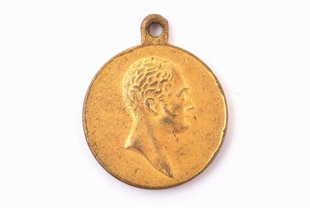 памятная медаль, столетие Отечественной войны 1812-го года, Российская Империя, 1912 г., 34.7 x 28.6 мм