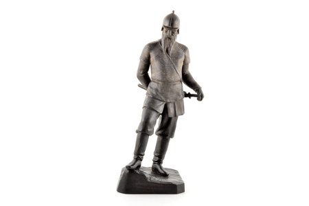 statuete, "Jermaks", čuguns, h 46 cm, svars 6350 g., PSRS, Kasli, 20. gs. 40-50tie gadi