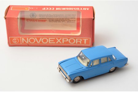 car model, Moskvich 408 Nr. А1, metal, USSR, 1977