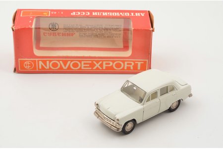 car model, Moskvitch 403 Nr. A7, the first sample luggage carrier, metal, USSR, 1976
