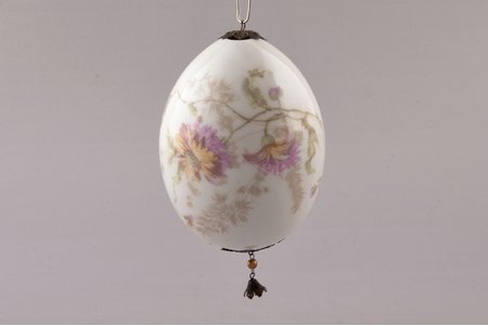 easter egg, (large size), porcelain, private factories, Russia, h 13.4 cm, Ø 8 cm
