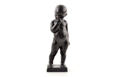 statuete, "Vovka", čuguns, h 14.5 cm, svars 548.5 g., PSRS, Kasli, 1963 g.