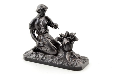 figurine, "The Stone Flower", cast iron, h 15 cm, weight 1850 g., USSR, Kasli, 1987