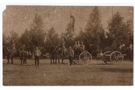 fotogrāfija, artilēristi, Krievijas impērija, 20. gs. sākums, 14.8х9 cm