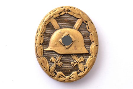 badge, Wound badge, Third Reich, 3rd class, Germany, 40ies of 20 cent., 44 x 36.7 mm, 13.8 g