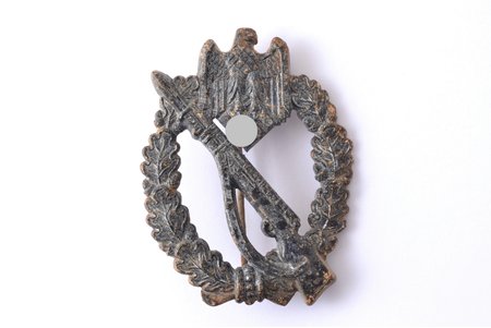 badge, Infantry Assault Badge (Infanterie-Sturmabzeichen), Third Reich, Germany, 30-40ies of 20th cent., 40-50ies of 20 cent., 61.6 x 47.2 mm