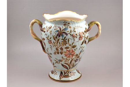 vase, porcelain, h 30 cm