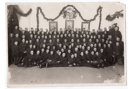 фотография, Латвийская армия, Латвия, 20-30е годы 20-го века, 22x15.5 см