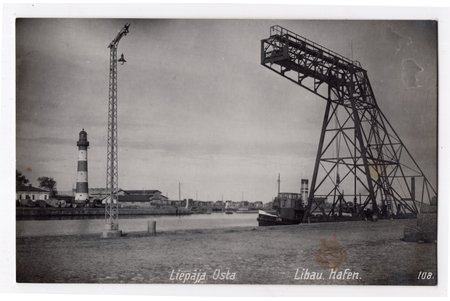 фотография, Лиепая, Латвия, 20-30е годы 20-го века, 13.6х8.6 см