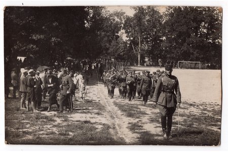 фотография, 7-й Сигулдский пехотный полк, Латвия, 20-30е годы 20-го века, 13.8х8.8 см