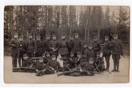 фотография, 7-й Сигулдский пехотный полк, Латвия, 20-30е годы 20-го века, 13.5х8.5 см
