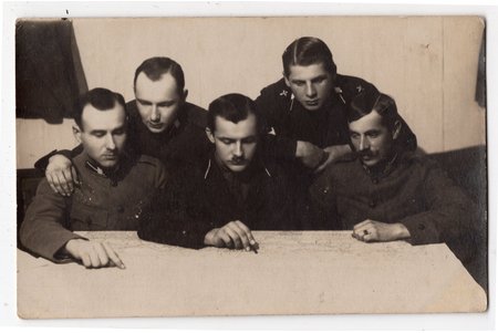 фотография, Латвийская армия, Авиационный полк, Латвия, 20-30е годы 20-го века, 13.5х8.5 см