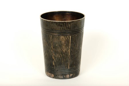 beaker, silver, "Bucket", 84 standard, 46.6 g, the beginning of the 20th cent., Moscow, Russia, Maxim Belousov's workshop 1899-1908