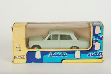 car model, VAZ 2101, № А9, metal, USSR